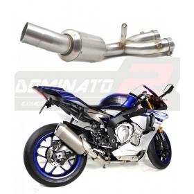 Exhaust pipe Dominator Eliminator Decat EX YAMAHA YZF R1 / R1M 1000 RN 49 2017-2019