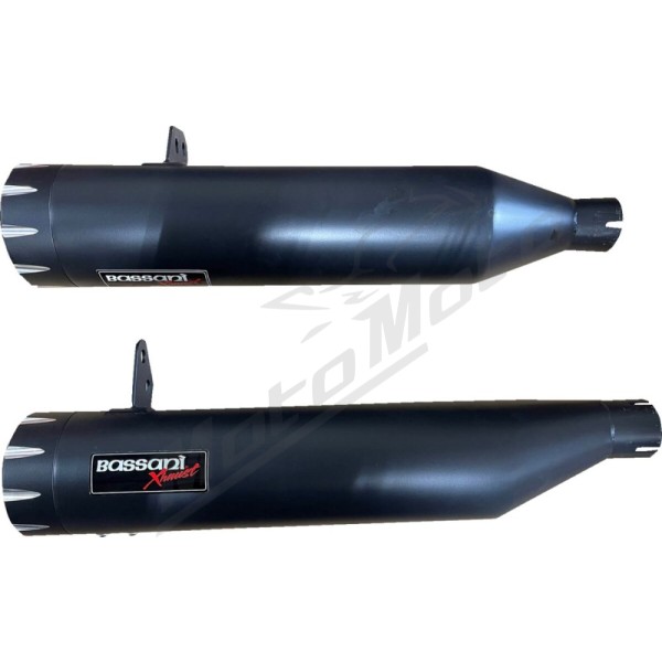 BASSANI XHAUST 4" Slip-On duslintuvai INDIAN CHIEF / SUPER CHIEF 2022-2026