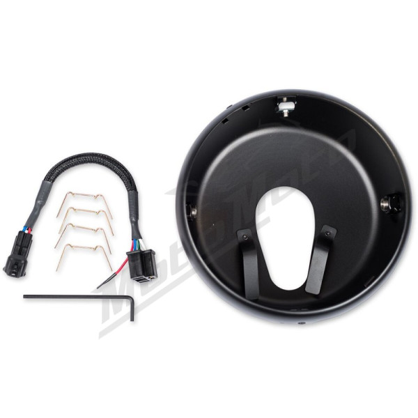 J.W. SPEAKER Priekinių žibintų adapterio rinkinys Moto Guzzi Bellagio / Breva / California / Griso / Nevada / V11 / T3 / Strada / V7 350-1200