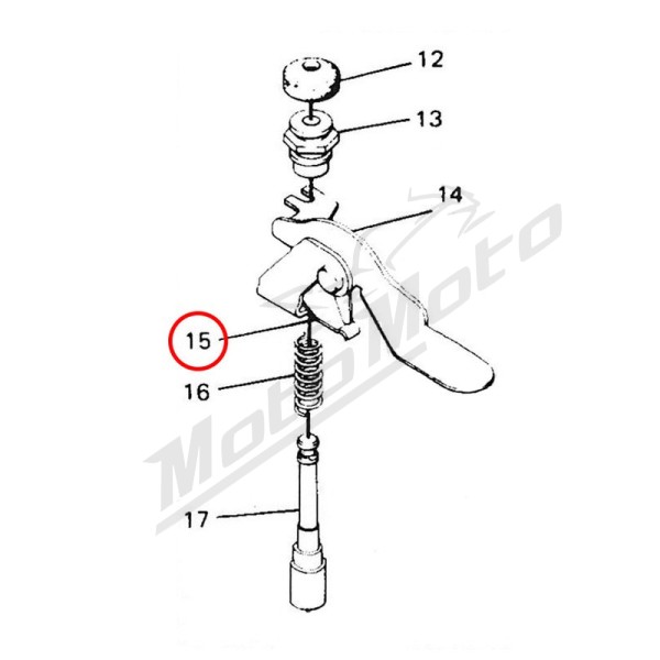 MIKUNI Choke Plunger Spring Plate for Carburettors VM30-VM44