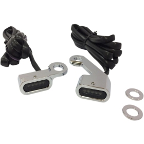 DRAG SPECIALTIES LED Handlebar Marker Lights ​​​​​​​Harley Davidson FLDE / FLFBFLHCS 1584-1868cc 09-24