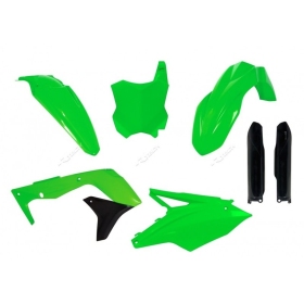 RACETECH Plastikų komplektas Kawasaki KX 450cc 16-18 Neoninė žalia