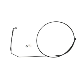 MAGNUM SHIELDING XR Front Upper Brake Line Kit ABS Black  Indian Cheif / Chieftain / Roadmaster/ Springfield / Super Chief 1810/1890 15-26 164cm