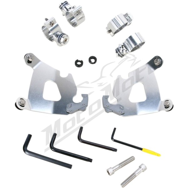 MEMPHIS SHADES HD Cafe Fairing Trigger-Lock Hardware Kit Harley Davidson XL 1200 10-15