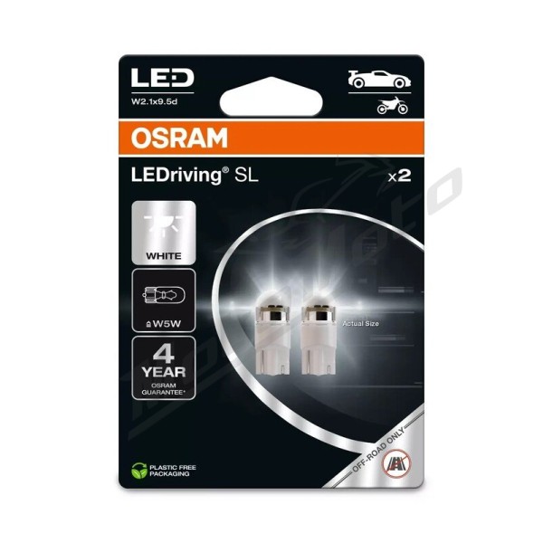 OSRAM Retrofit LEDriving W5W Light Bulbs 12V 0,8W