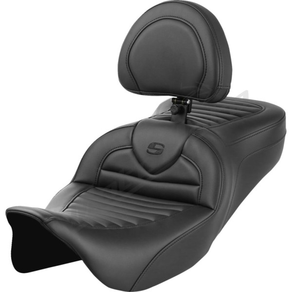 SADDLEMEN Roadsofa™ Standard Reach Seat Harley Davidson FLH / FLHR / FLHRC / FLHT / FLHX / FLTRXSE 1584-1923cc 08-23