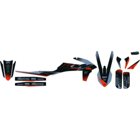 Blackbird Racing Grafikos Lipdukų kompl. KTM EXC / EXC-F / SX / SX-F 125-450cc 19-23 Pilka