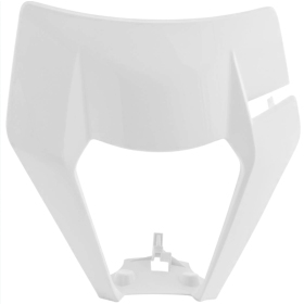Polisport priekinio žibinto plastikas KTM EXC, EXC-F 150/500cc 20-23 Balta