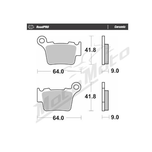 MOTO-MASTER Ceramic Front Brake Pads Husqvarna / KTM / SWM 450-650 06-25 