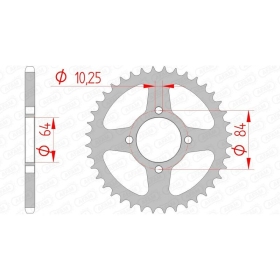 AFAM Steel Standard Rear Sprocket 520 39-42 teeth