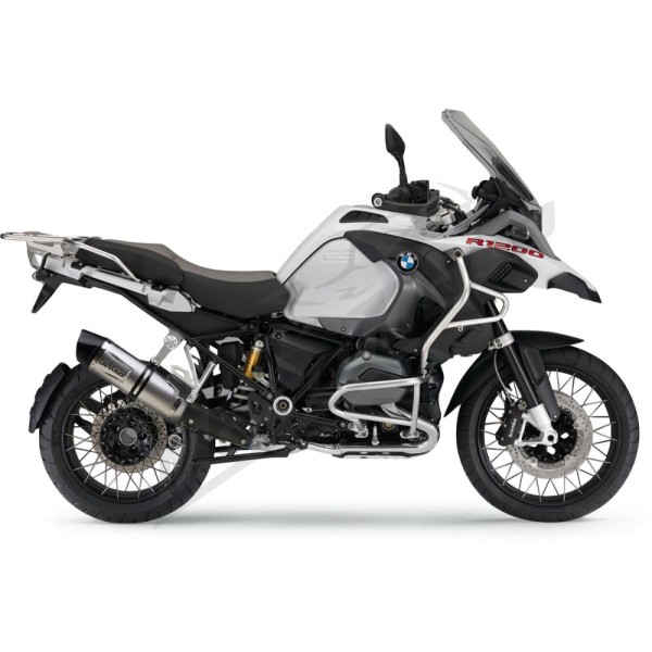 LEOVINCE LV One Evo Stainless Steel Slip-On Muffler BMW R1200 GS 13-16