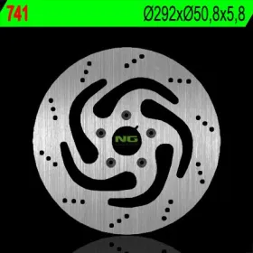 NG Rear Fixed Brake Disc 292x50,5x5,8mm Harley Davidson Sportster 1200cc 84-98