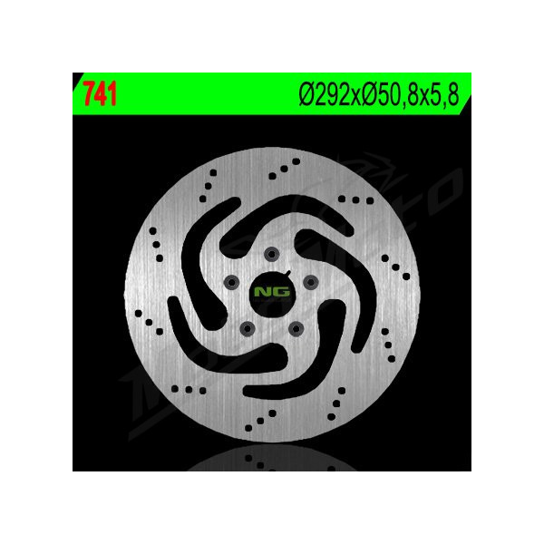 NG Rear Fixed Brake Disc 292x50,5x5,8mm Harley Davidson Sportster 1200cc 84-98