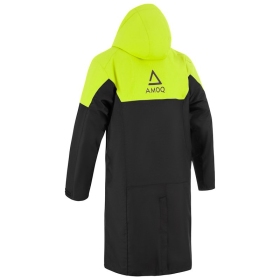 AMOQ Apex Racing Pit Coat Black/Hivis