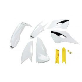 UFO Plastic set with fork guards Husqvarna TE / FE 125-450 2014