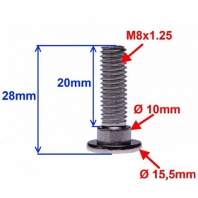 Brake disc bolts M8x1,25 (length 28mm) 10pcs