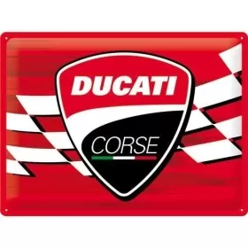 Metalinė lentelė DUCATI CORSE 30x40