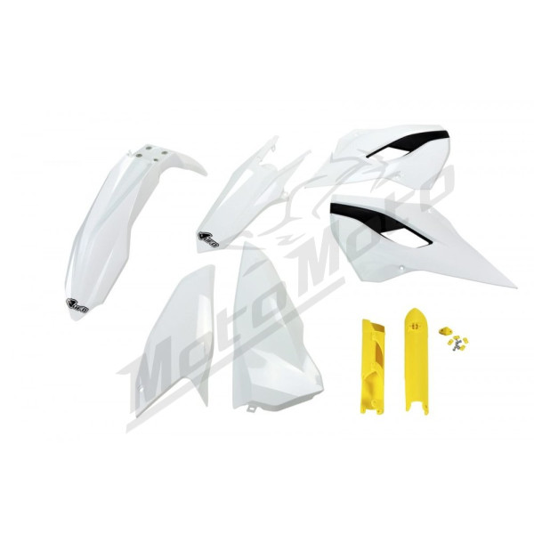 UFO Plastic set with fork guards Husqvarna TE / FE 125-450 2014