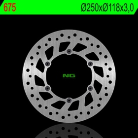 NG BRAKES 675 priekinis fiksuotas stabdžių diskas SUZUKI DR-Z / RM / RMX / YAMAHA YZ 125-400 76-21