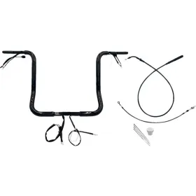 FAT BAGGERS INC. Round Top Handlebar Kit Black 91.5x40.5cm Harley Davidson FLHLT / FLHX / FLHXL / FLHXSE 1923-1977 23-26