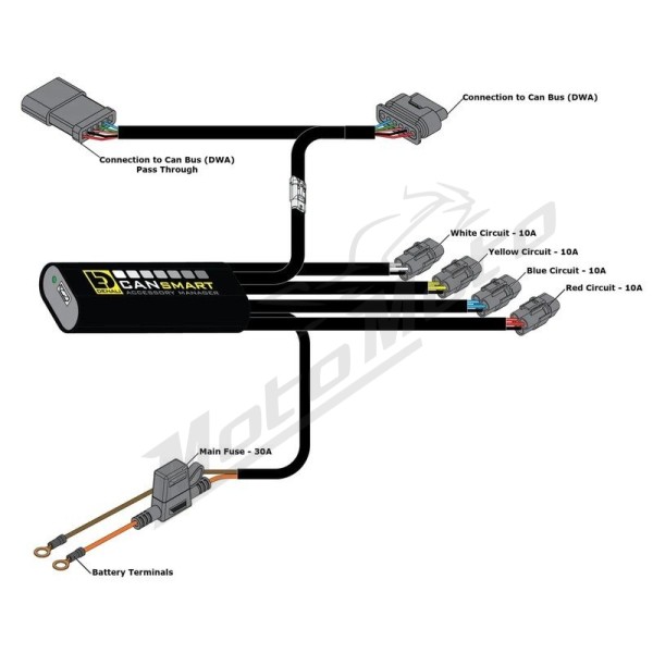 DENALI Cansmart Kit DL6 BMW R1300 GS 24-25