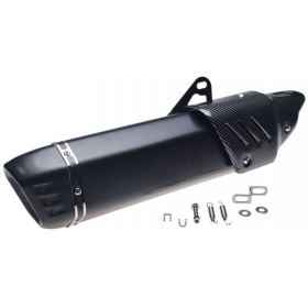 UNIVERSAL EXHAUST BLACK (Length 580mm) Ø41-51