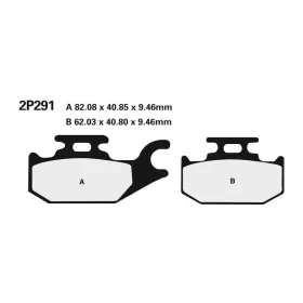 NISSIN Brake pads Can Am DS / Outlander / Quest / Renegade 02-15