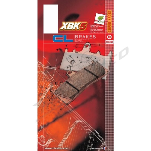 CL BRAKES Street Sintered Metal Brake pads - 2404XBK5