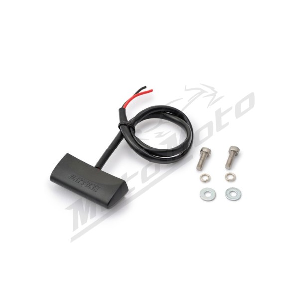 DAYTONA Universal LED-License Plate Light, E-mark, Black