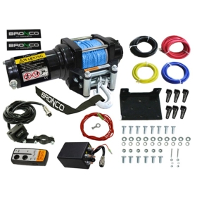 BRONCO GEN II WINCH 3500 1460kg Synthetic rope