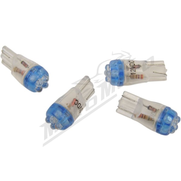 DRAG SPECIALTIES Mini Wedge LED Bulb 12V/0,5W 4pcs.