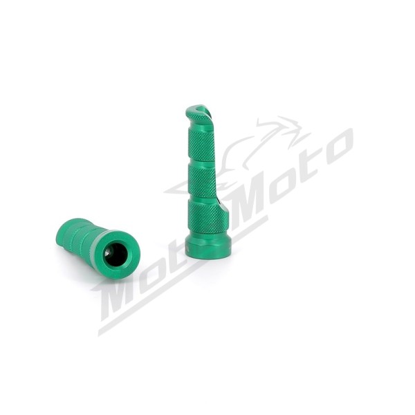 V PARTS Racing Foot Pegs Green 2pc.