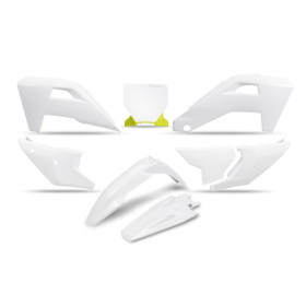 UFO Plastic Set White Husqvarna TC / FC / TX / FX 125-450 25-26