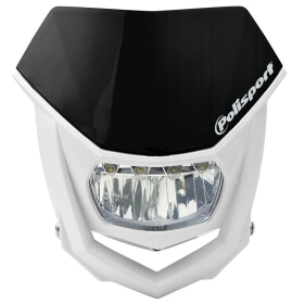 Polisport HALO universal headlight Black / White