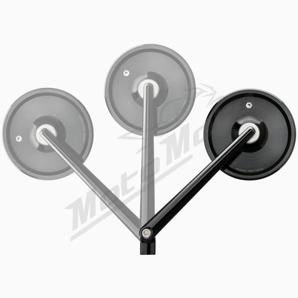 MOTOGADGET Classic Flip 150 mm lankstomas veidrodėlis