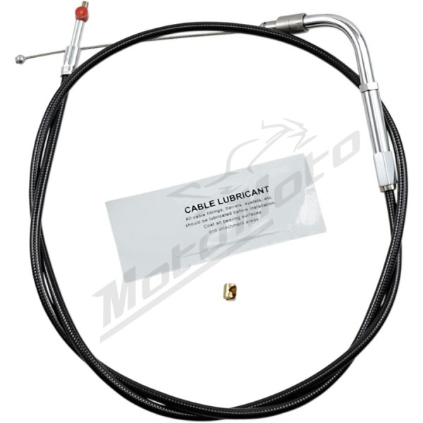 BARNETT Black Vinyl Throttle/Idle Cable Harley Davidson 1584-1800cc 2008-2015