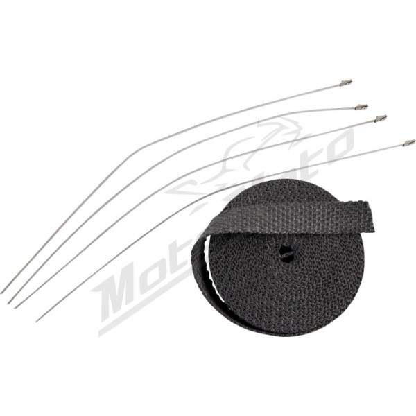 DRAG SPECIALTIES Exhaust Heat Wrap Kit 7,6m x 25,4mm