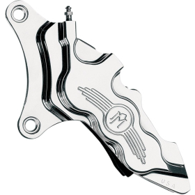 PERFORMANCE MACHINE (PM) Left Six-Piston Differential-Bore Front Caliper Harley Davidson FLHR / FLHRC / FLHRCI 883-1800cc 00-17