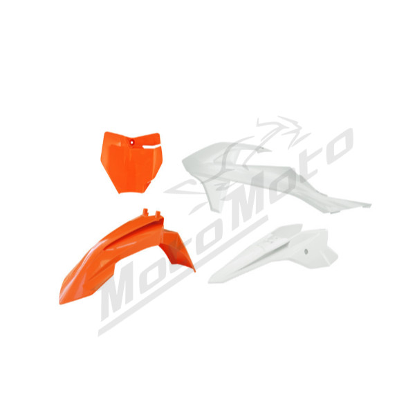 Racetech Plastic Set KTM SX / SX-E 16-24 Orange/White