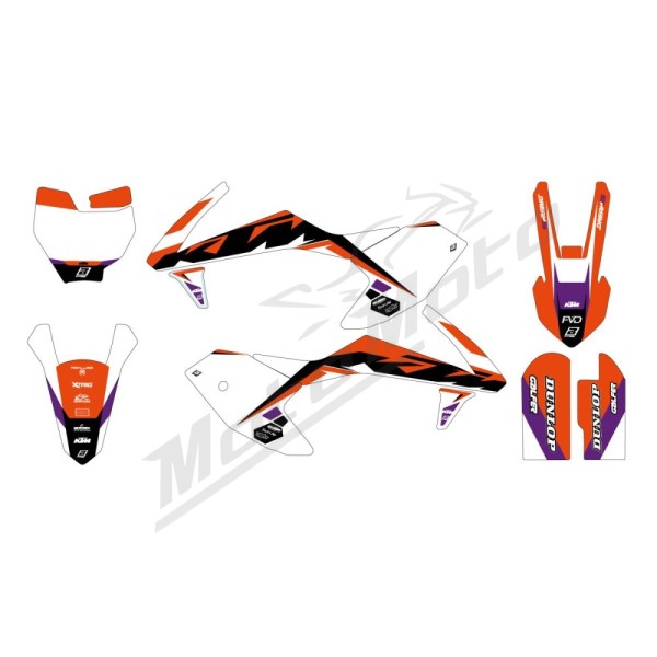 BLACKBIRD RACING Dream 5 Graphic Kit KTM SX 50cc 16-23