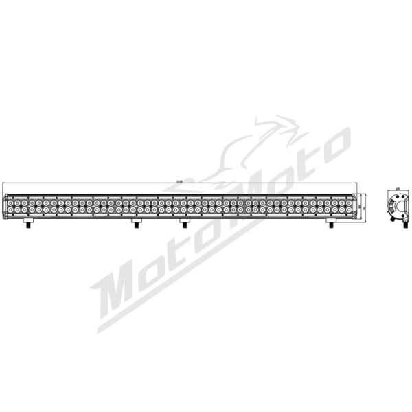Kinwons Led Bar 10-30V 288W 118cm