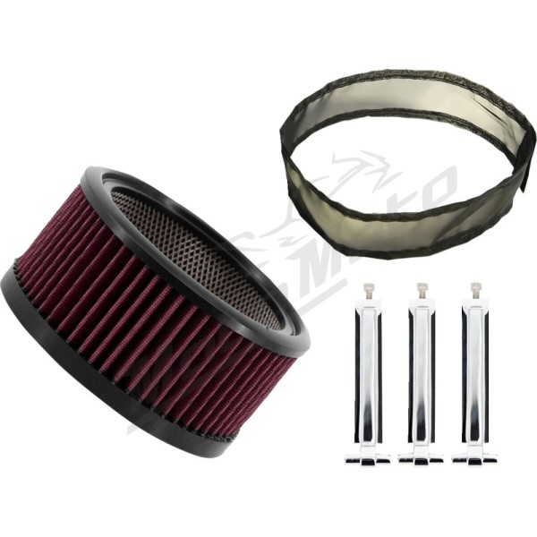 TRASK Big Power Filter Kit Harley Davidson FLD / FLHR / FLHT / FLHTK / FLHXS 883-1923cc 91-22