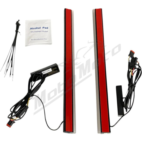 CUSTOM DYNAMICS Dual Color Plasma Rods Harley Davidson FLD / FLDE / FLFB 1340-1977cc 96-24