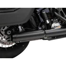 BASSANI XHAUST 4" Slip-On Muffler with Baffle Core Harley Davidson FLHCS / FXBB / FXLRS 1923cc 25