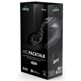 CARDO HJC Packtalk Communication System Single Pack