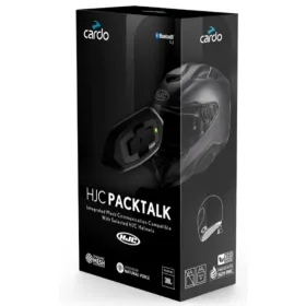 CARDO HJC Packtalk Communication System Single Pack
