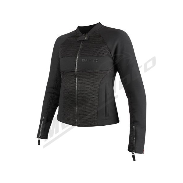 Pando Moto STEALTH BLACK AAA Light-weight armored jacket for women