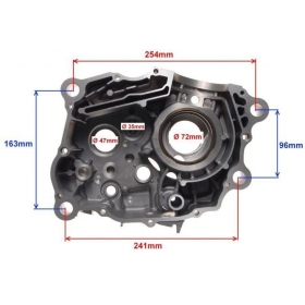 Left side engine crankcase SHINERAY ATV250 ST-9E