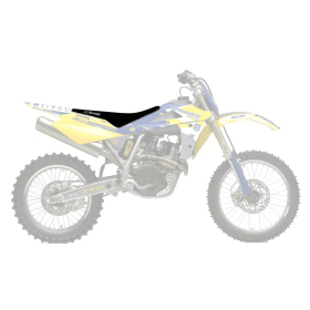 Blackbird seat cover DOUBLE GRIP 3 Husqvarna CR / WR / TE / TC 125-510cc 05-13 black/yellow
