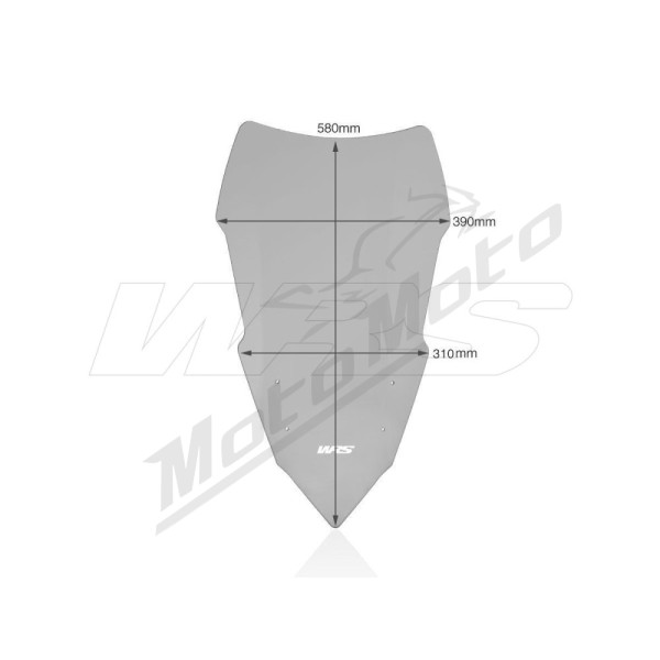 WRS Windscreen Yamaha MT-09 ABS 15-17